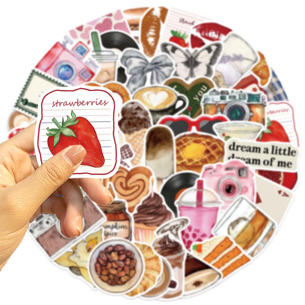 50 New Aesthetic Inspirational Graffiti Stickers Decorate Ipad Suitcase Notebook Diy Waterproof