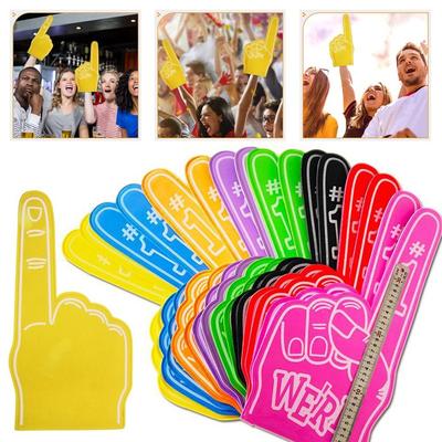 1Pcs EVA Giant Foam Finger Foam Foam Gloves Colorful Cheering Hand Cheer Props Sports Accessories