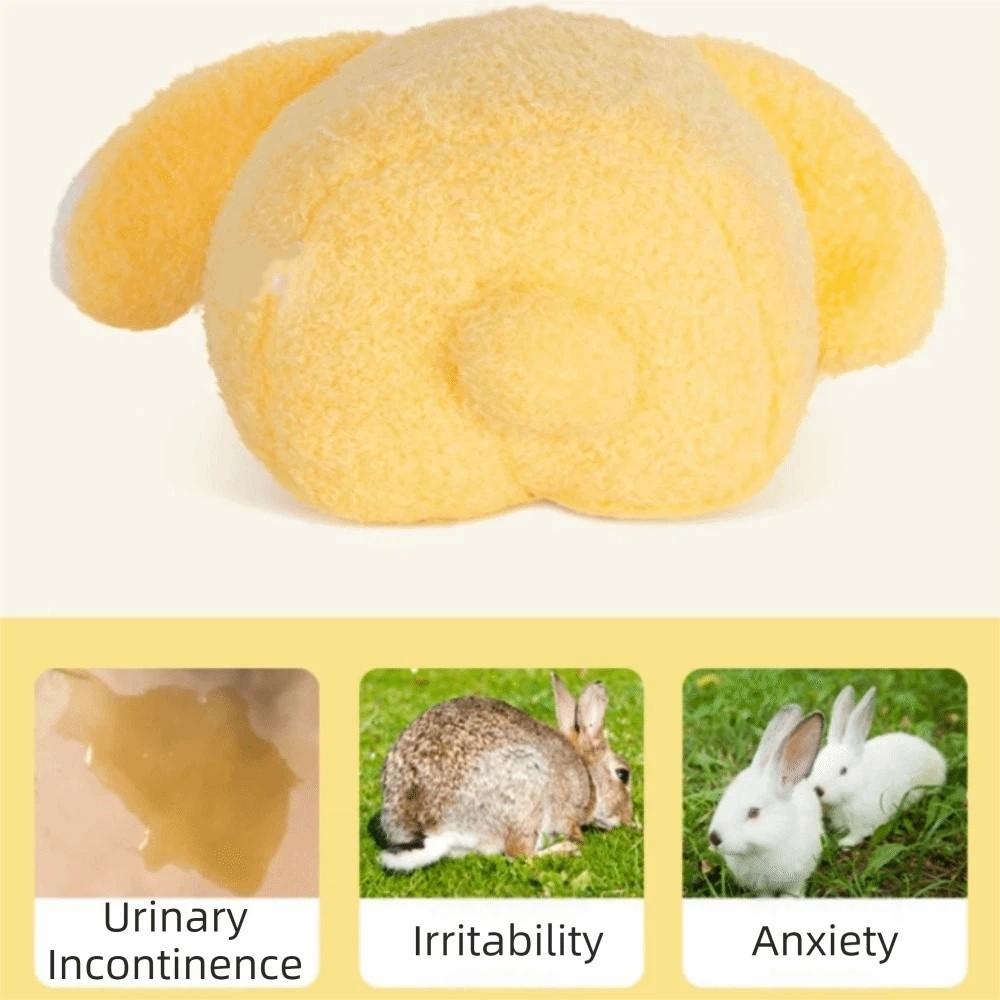 Pet Sniffing Ball Bite Resistant Rabbit Soothing Ball Comfortable Simulated Buttocks Pet Chewable Ball Soft Pet Soothing Cage