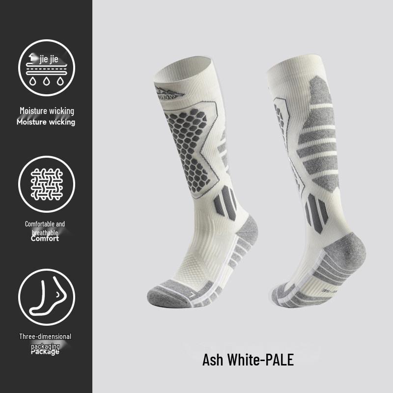 Men's & Women's Winter Compression Wool Socks for Skiing, Cycling, Mountaineering, Running, and Hiking