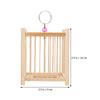Portable Bamboo Insect Cage for Kids Exploration Grasshopper Holding Cage Outdoor Indoor Use Handmade Wear-Resistant