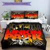 3-teiliges Linkin Park1 Design Bettwäsche-Set - HD-bedruckte Bettwäsche mit 1 Bettbezug und 2 Kissenbezügen - Perfekt für die Dekoration von Zuhause und Studentenwohnheim