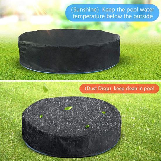 Copertura Pieghevole Per Piscina Per Cani 160cm - Telo Protettivo Impermeabile In Tessuto Oxford Con Coulisse Per Piscina Rettangolare O Rotonda