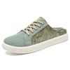 Summer Half Slippers Men's One-pedal Casual Breathable Men's Shoes Printed Trendy Bag Head Slippers Soft Sole Comfortable Sandals