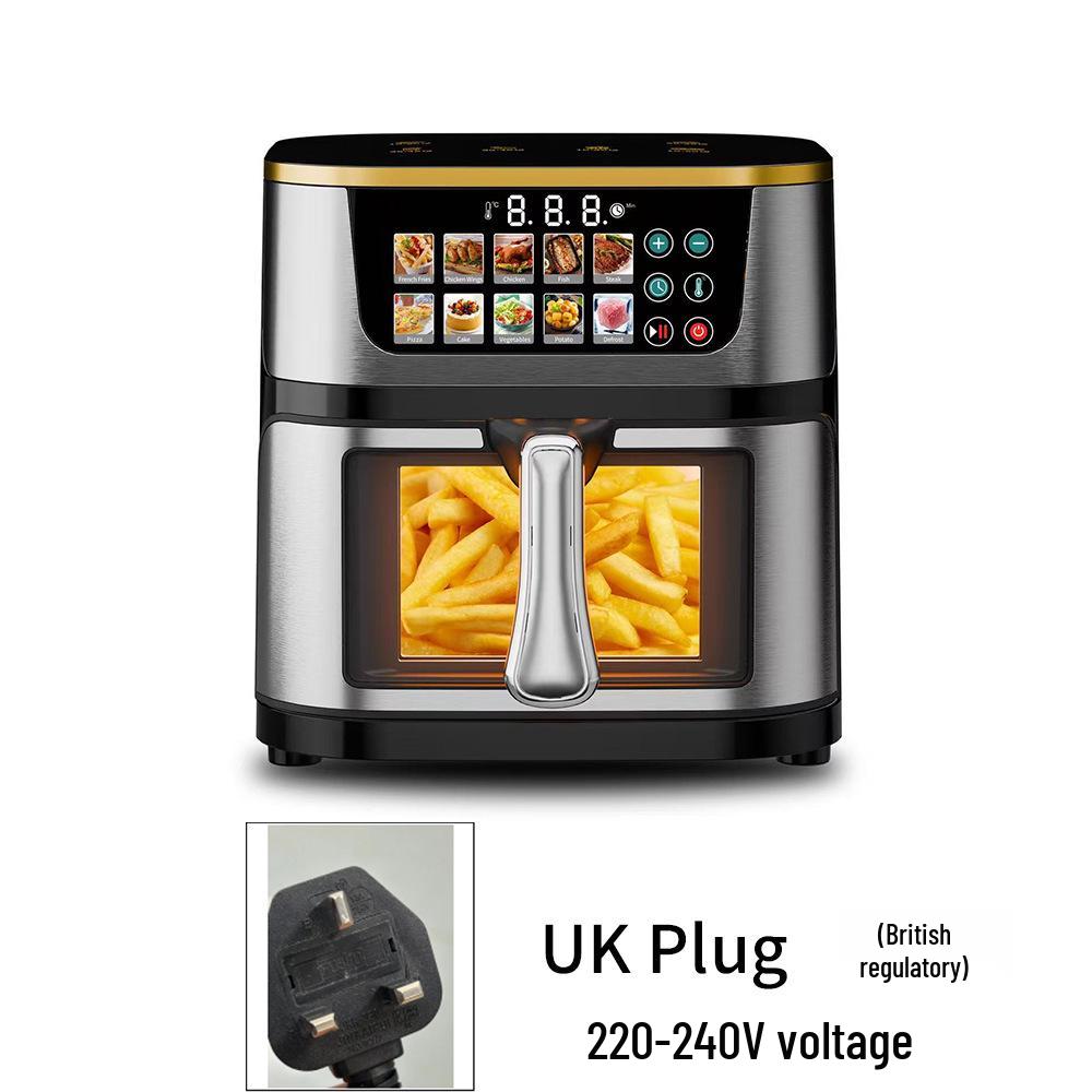 Inteligentna frytkownica powietrzna ze stali nierdzewnej o dużej pojemności 10L/12L