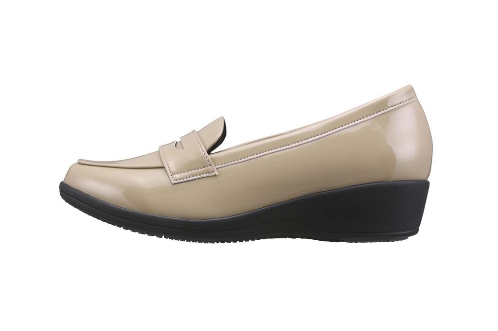 Pansy 4936 Rain Step Rain 3E Size Navy Shoes, Women's Loafers, Waterproof, Antibacterial, 23.5cm,