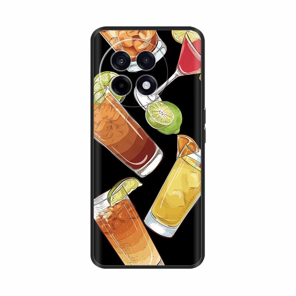 Black Case For OnePlus ACE5 Case Soft Silicone Luxury Painted Phone Cases For OnePlus ACE 5 Pro Back Cover For OnePlus 13R Funda