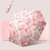 Luxury 8 Ribs Pocket Mini Umbrella Anti UV Paraguas Sun Umbrella Rain Windproof 5Folding Portable Light Umbrellas For Women Girl