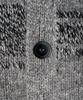 Trip Le Sens [100% Wool] Pure Light Jacquard Yarn Stripe Crop Cardigan_Gray Black