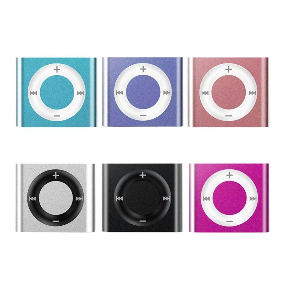 Card Slot USB MP3 Music Players Metal Clip Student Walkman Portable Mini MP3 Player  Sports