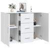 vidaXL Sideboard Weiß 91x29,5x65 cm Holzwerkstoff