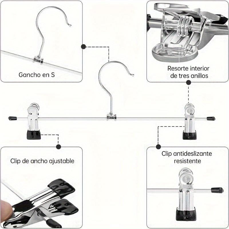 10pcs Pants Racks Wind Proof Multi-purpose Skirt Racks for Clothes Drying Trousers Wardrobe Clip Anti-slip Clothes Hanger