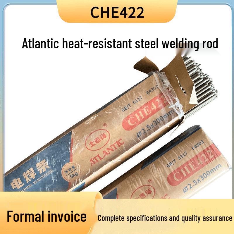 

Atlantic CHE422 E4303 Carbon Steel Welding Rod - Suitable for All Positions 3.2mm Rod 1kg