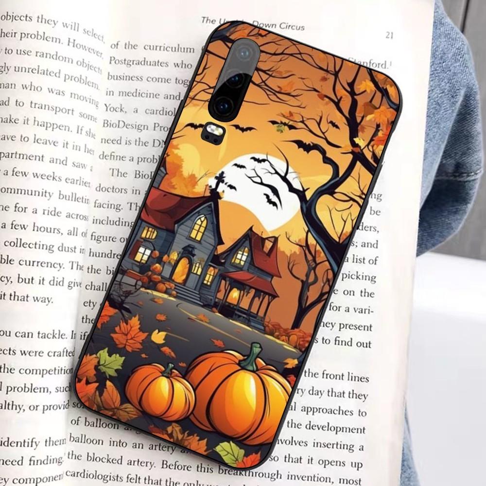 Pumpkin Happy Fall Autumn Phone Case For Huawei Honor 10 Lite 9 20 7A 9X 30 50 60 70 Pro Plus Soft Silicone Cover