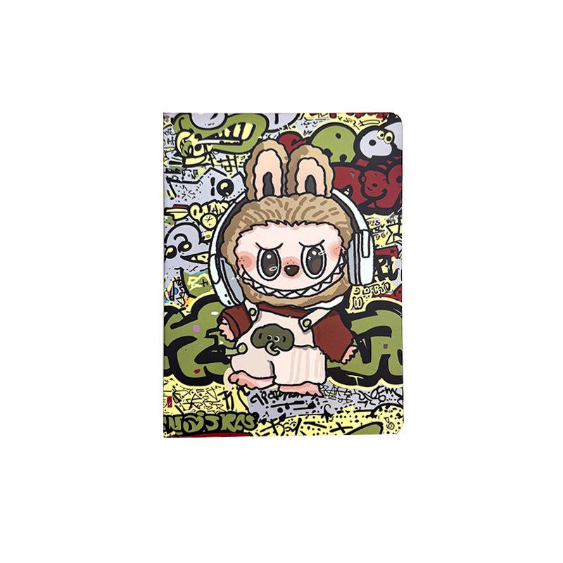 Graffiti A5 Color Page Hard Shell Notebook Cute Cartoon Handbook Student Notes