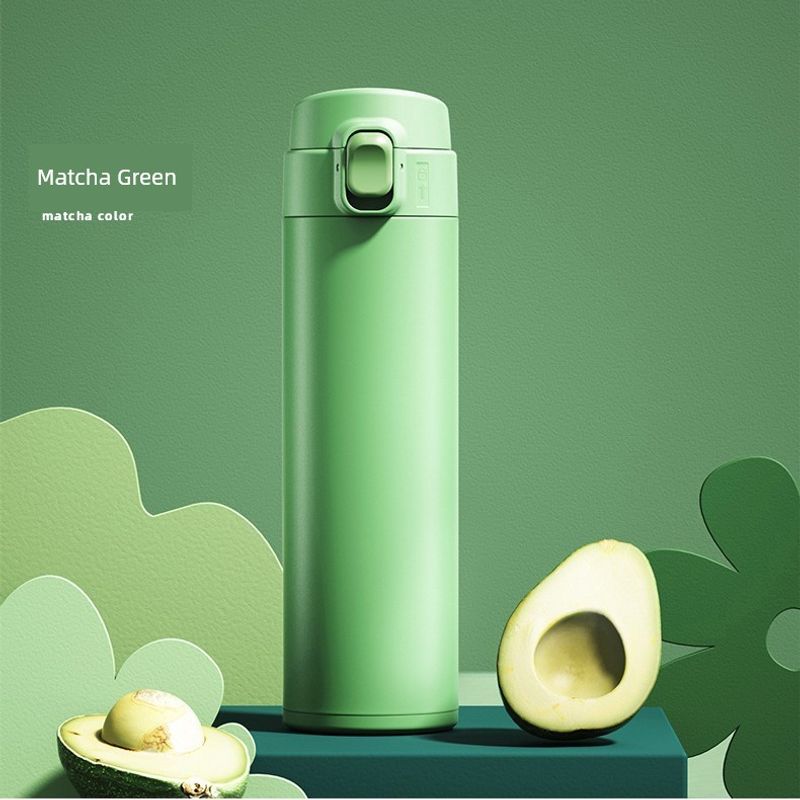 2025 New Model Large-Capacity Thermos Cup for Women, High-End Style for Men, Stainless Steel Water Cup for Students, Men's Cup for Brewing Tea
