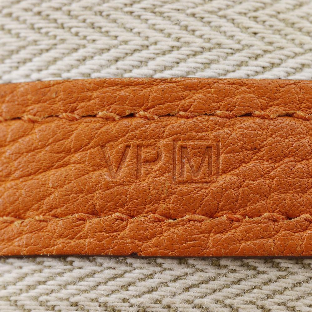 Hermes Garden Party PM Tote Bag Orange Fjord Women Used