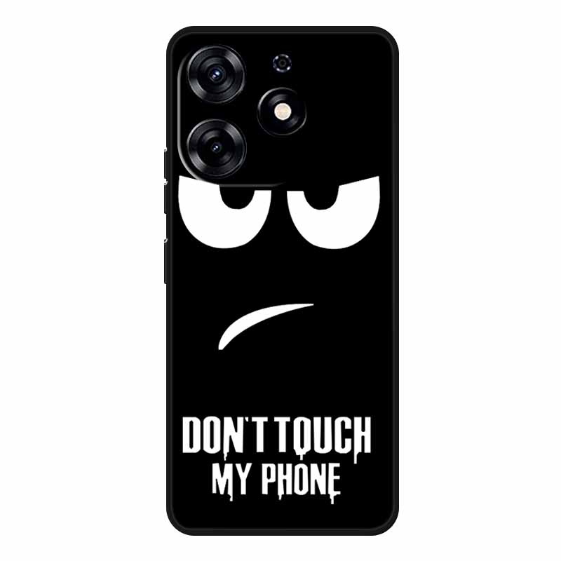 For Tecno Spark 20 Pro Case Wolf Soft Silicone TPU Back Cover Phone Cases For Tecno Spark20 Pro KJ6 Cute Animals Protector Funda