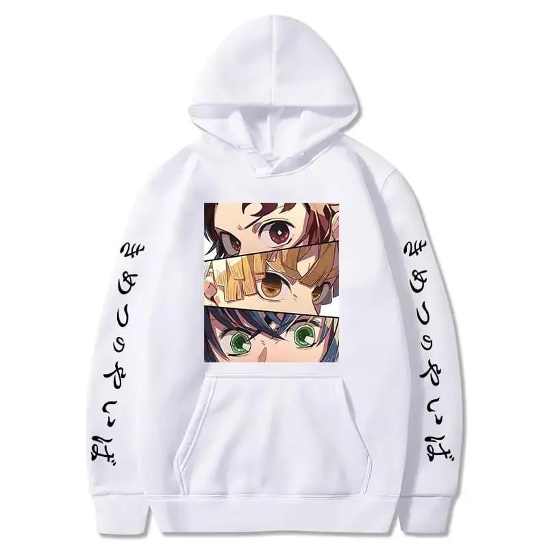Anime Hoodies Men Autumn Winter Long Sleeve Harajuku Unisex Pullover Fashion Casual Hooded Sweatshirts Tops
