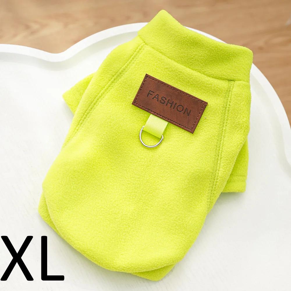 Winter Solid Color Pet Hoodie Soft Pullover Sweatshirt Fashion Warm Clothes For Small Dogs Puppy Chihuahua Cats Pet Apparel Accessories