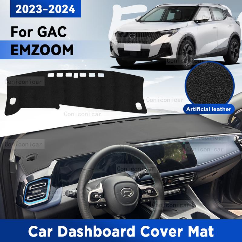 For GAC EMZOOM GS3 2024 Car Dashboard Cover Avoid Mat Dash Board Sun Shade Pad Anti-UV Artificial Leather Accessories