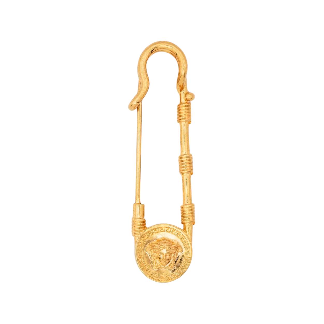 

Versace Medusa Pattern Metal Brooch Women accessories Gold DG6H149DJMT F,Gold