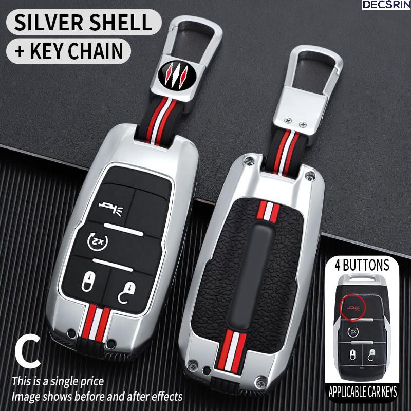 3/4/5/6 Buttons Car Remote Key Case Cover Shell Fob For Dodge RAM 1500 2500 3500 4500 5500 Pickup 2019 2020 2025 2025 Accessory