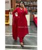 Set de Damă Designeri Bumbac Slub Kurta Pantalon Dupatta Indian Bollywood Top Tunica Kurti Salwar Costum