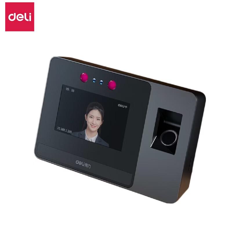 Deli Smart Biometric Time Attendance System CN Plug (adapter Included)