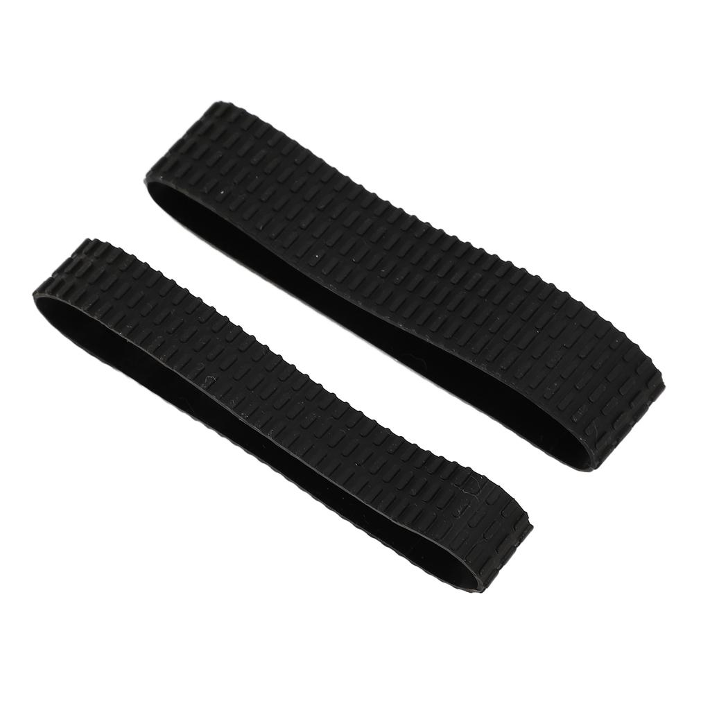 2PCS Lens Zoom Grip Rubber Ring Replacement Part Lens Grip Rubber Circle for 17 To 55mm Lens