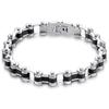 Top Quality Stainless Steel Biker Bracelet  Men's Motorcycle Chain Punk Rock Male Bracelet Biker Bicycle Bracelets for Men