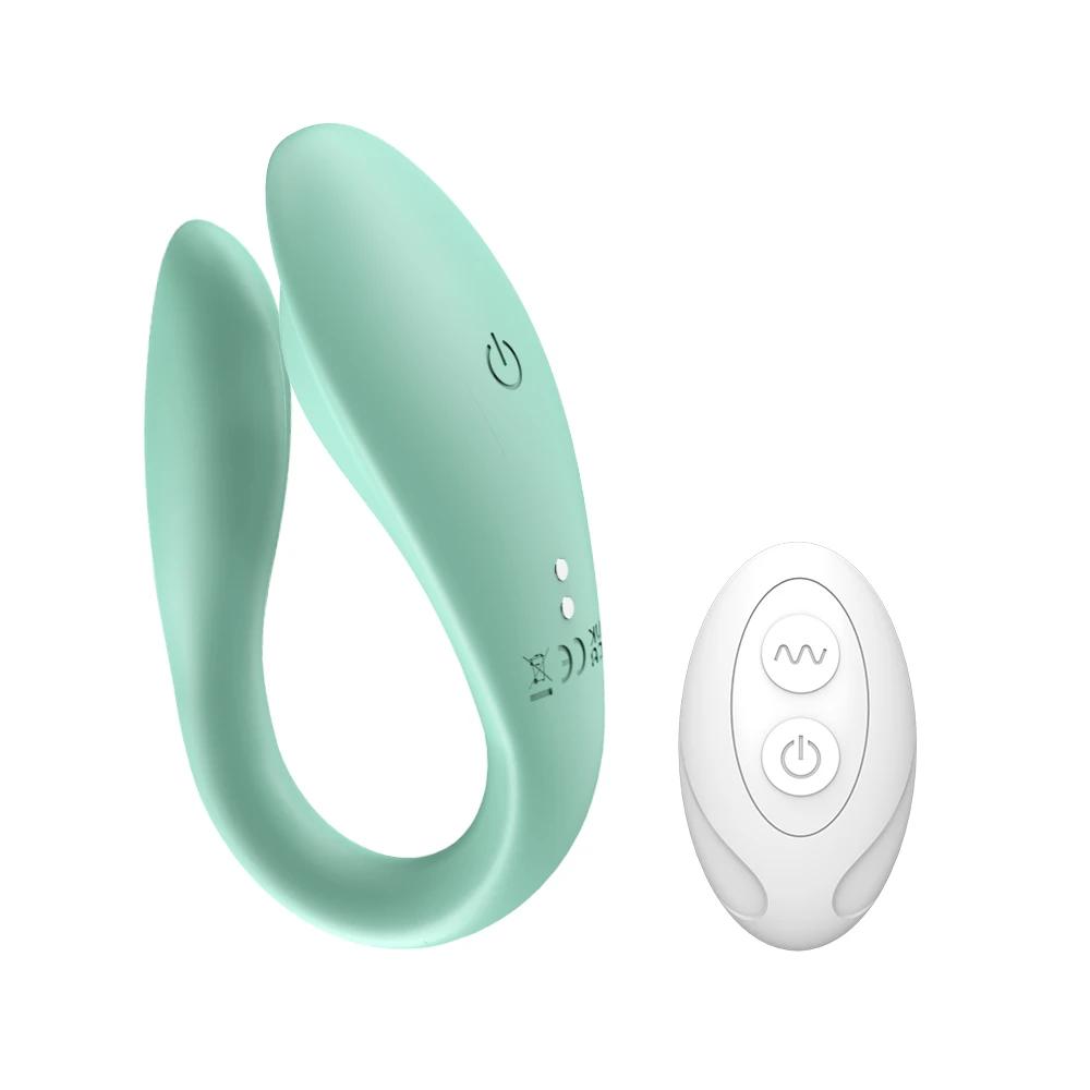 Vibratori Dildo Vaginali a Controllo Wireless Per Coppie Indossabile Stimolatore Clitorideo Anale Punto G Doppio Vibratore Giocattoli Sessuali 18 Per Donne
