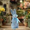 User Friendly Glittering Easters Rabbit Statue Colorful Portable for Holiday DIY Decorations Safe for Children