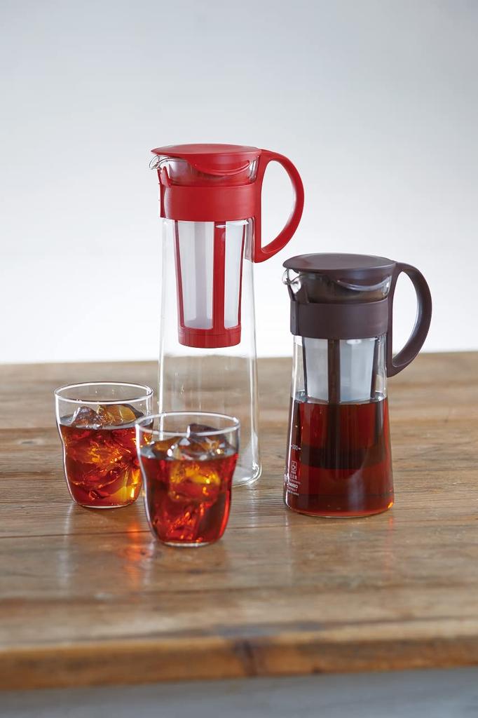 Hario Cold Brew Coffee Pot 1000ml Red MCPN-14R