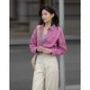 Women's Cotton Island Retro Lapel Shirt