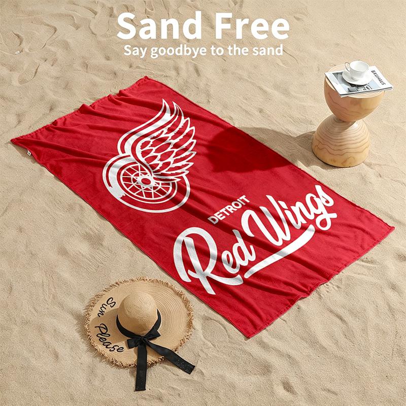 Detroit Red Wings Beach towels also serve as bath towels summer essential a musthave for the outdoors the beach and the pool