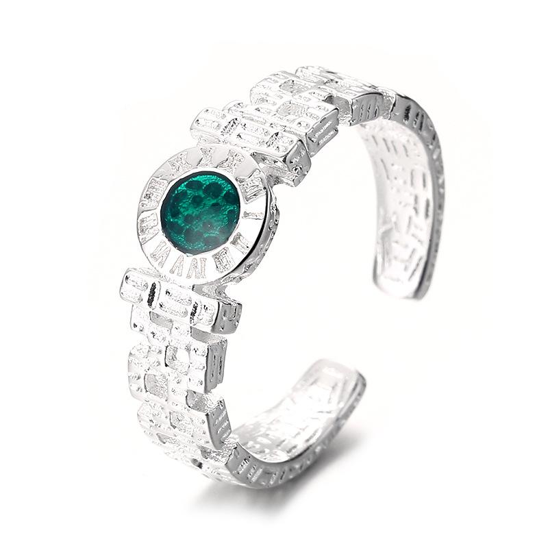 

Классическое кольцо из медного сплава Lindon, женские ювелирные изделия, подарок на свадьбу и вечеринку зелёный