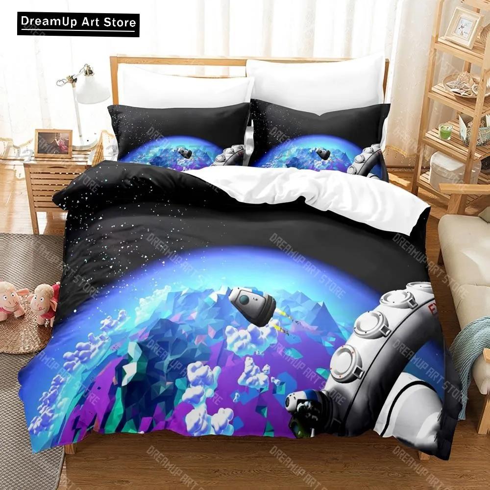 3D-Druck Mode Cartoon Spiel Astroneer Bettwäsche-Set Jungen Mädchen Twin Queen Full Size Bettbezug Kissenbezug Bett Erwachsenen Schlafzimmer