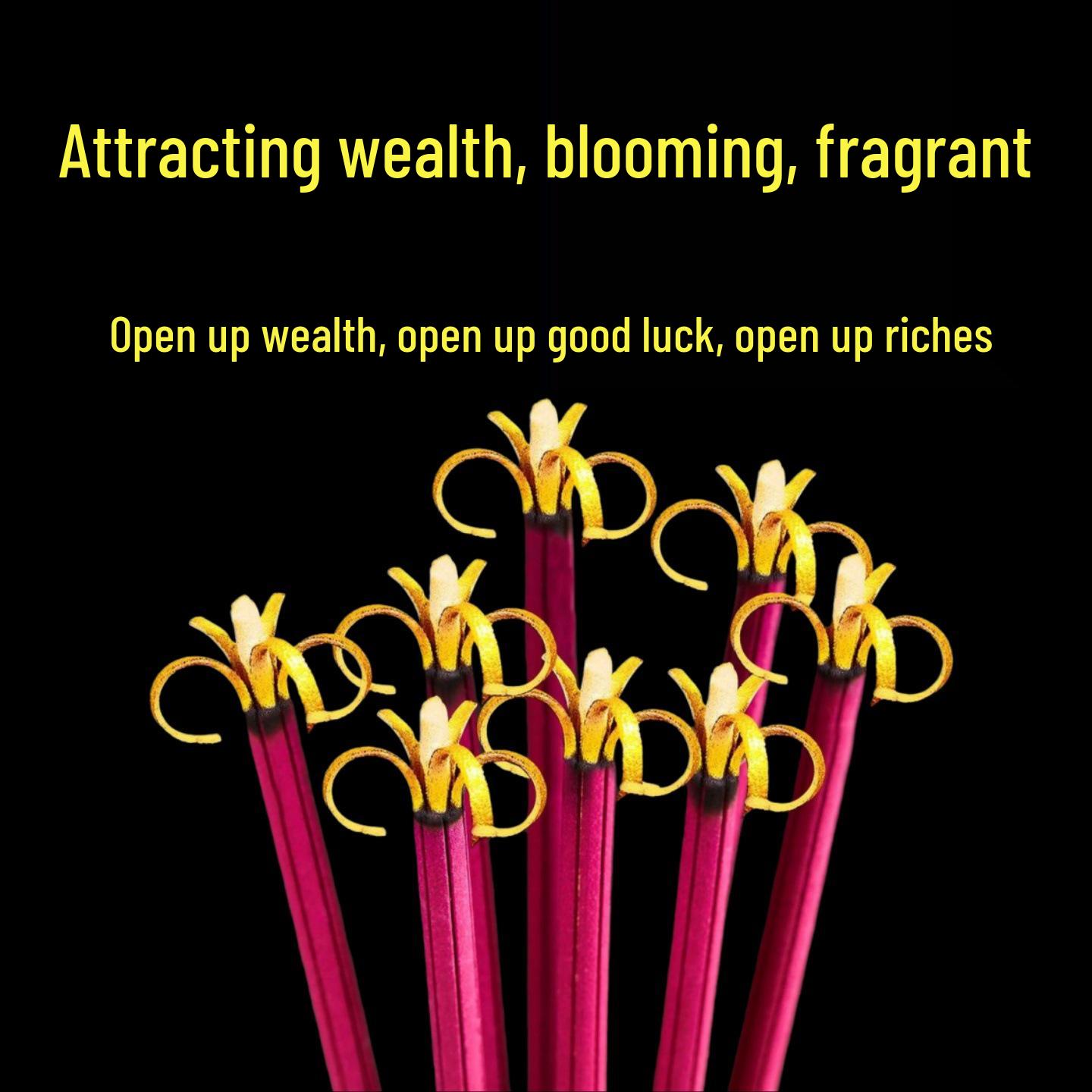 Smokeless Sandalwood Bamboo Incense Sticks for Prosperity and Fragrance – Perfect for Offering to Buddha and Wealth Gods