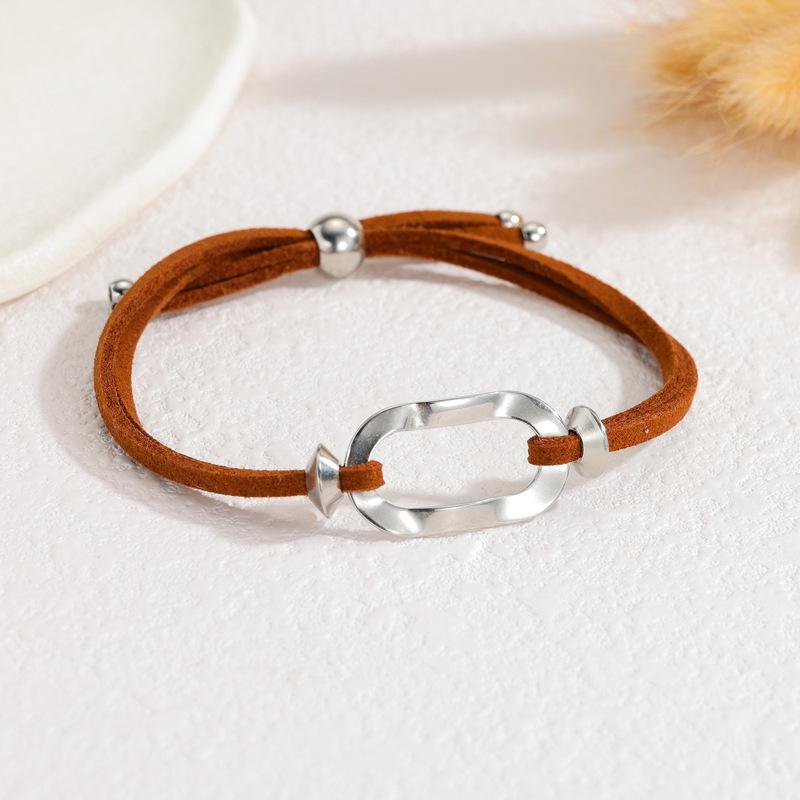 Геометрический полый овальный кулон-браслет - Нержавеющая сталь, Ретро-мода