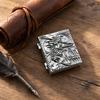 7-in-1 Rotating Dice Box Vintage Magic Spell Book with Dragon Relief Dice