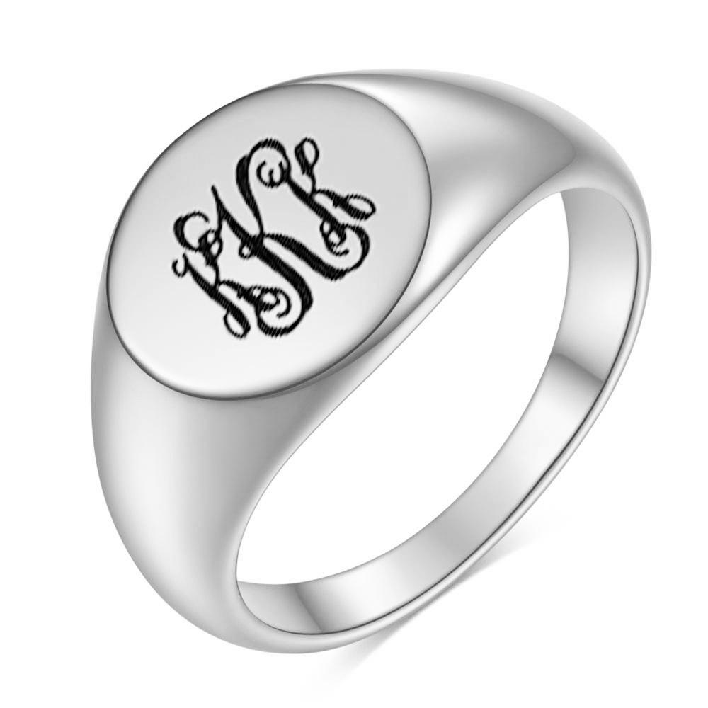 

Женское Стильное Минималистичное Кольцо с Гравировкой 26 Букв Алфавита, Круглое, из Нержавеющей Стали, Титановое, с Буквой, Модная Бижутерия No. 8