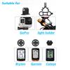 Bicycle Mobile Camera Holder Base Metal Bike Handlebar Mount Mountain Road Cycling GPS Bracket Speedometer Stand
