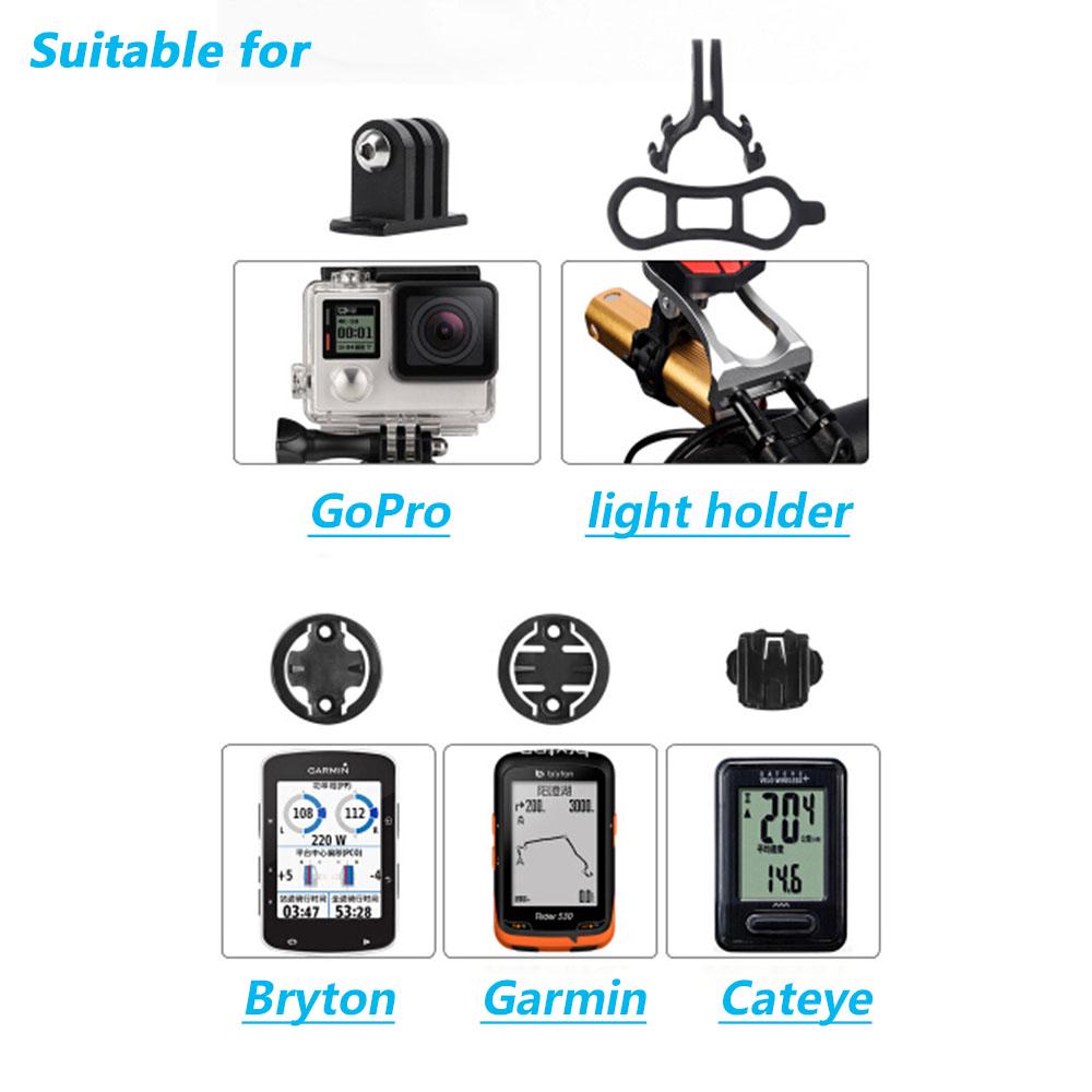 Bicycle Mobile Camera Holder Base Metal Bike Handlebar Mount Mountain Road Cycling GPS Bracket Speedometer Stand