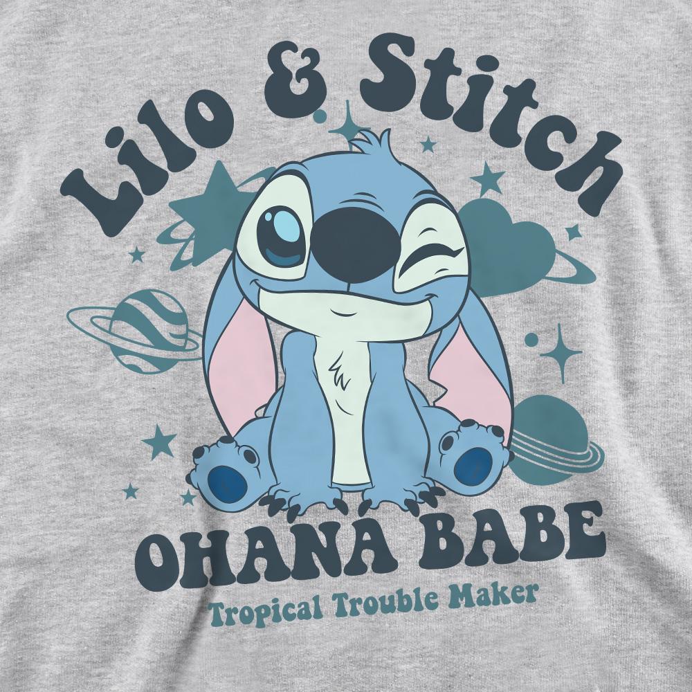 Lilo & Stitch Unisex Adult Ohana Babe Crew Neck Sweatshirt