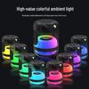 RGB Bluetooth-Lautsprecher YD-18: Bunter Desktop- & Autolautsprecher mit Spielatmosphärenlicht und tiefem Bass
