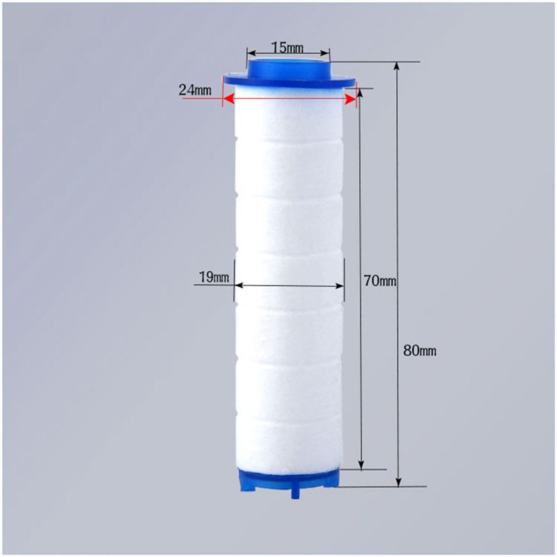 M-Modern-25PCS Universal Filters PP Cotton Filters Shower Filters Replacements Shower Water Filters