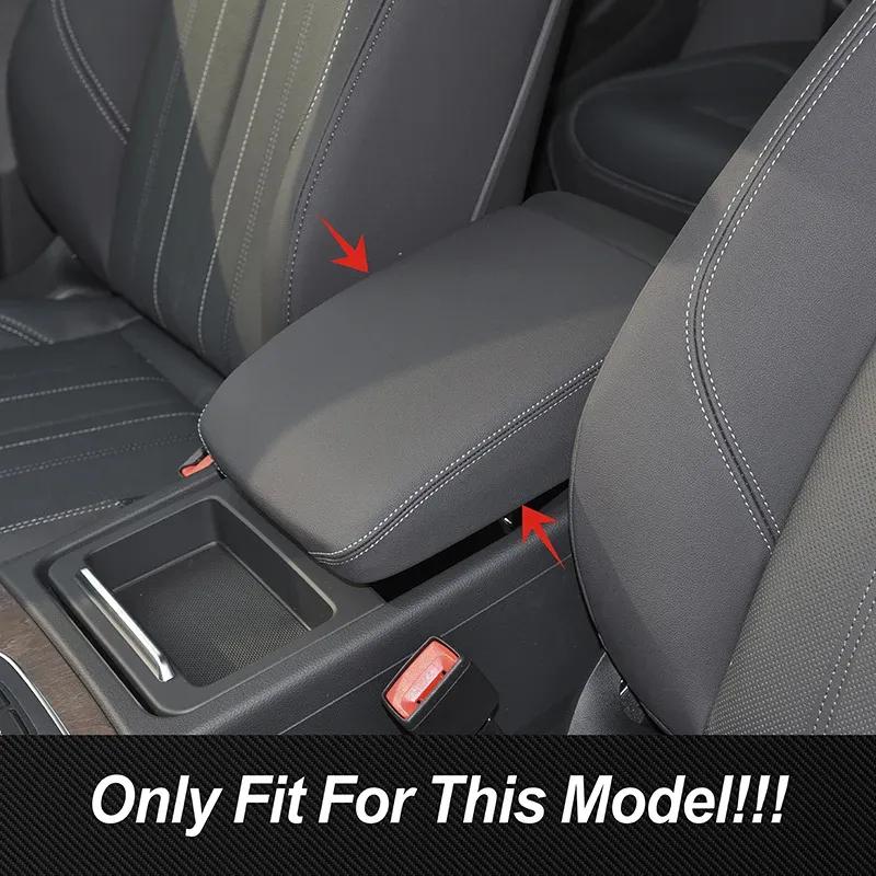 For Adui Q5 FY 2018-22 LHD Car Center Console Armrest Box Panel Cover Decoration Sticker Trim Carbon Fiber Color Interior Decals