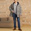 Levis Plaid Hooded Zip-Up Down Jacket Men Outerwear Multicolor A0949-0002