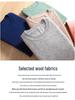 Men's 2022 Pure Wool Knitted Crew Neck Sweater - Long Sleeve, Loose Fit, Mature Casual Jumper